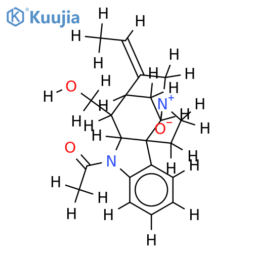 (7-acetyl-12-ethylidene-3-oxy-1,2,3a,4,5,6,6a,7-octahydro-3,5-ethano-pyrrolo[2,3-d]carbazol-6-yl)-methanol structure