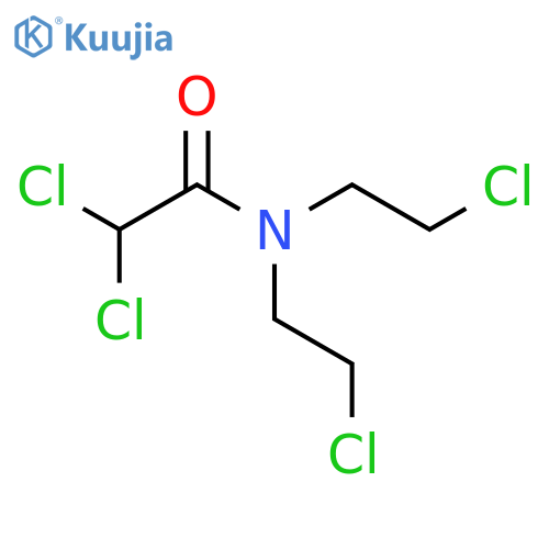 Acetamide, 2,2-dichloro-N,N-bis(2-chloroethyl)- structure