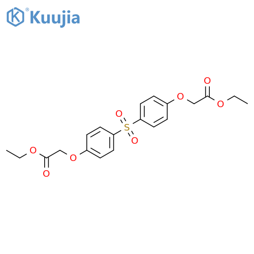 diethyl 2,2'-[sulfonylbis(benzene-4,1-diyloxy)]diacetate structure