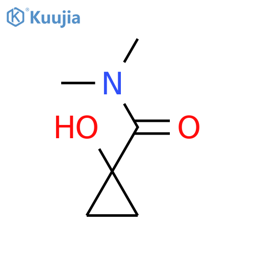 Cyclopropanecarboxamide,1-hydroxy-N,N-dimethyl- structure