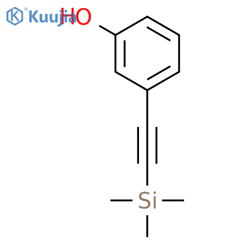3-((Trimethylsilyl)ethynyl)phenol structure