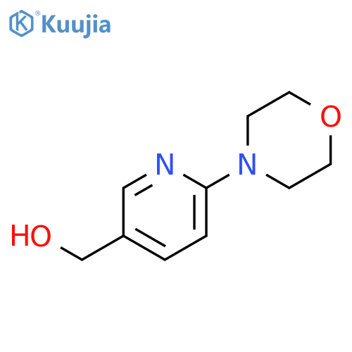 [6-(morpholin-4-yl)pyridin-3-yl]methanol structure