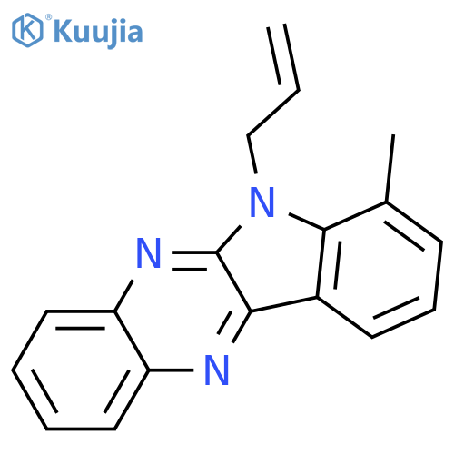 7-methyl-6-(prop-2-en-1-yl)-6H-indolo2,3-bquinoxaline structure