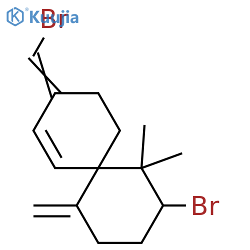 10,15-Dibromo-1,3(15),7(14)-chamigratriene; (Z)-form structure