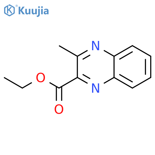 Ethyl 3-Methyl-2-quinoxalinecarboxylate structure