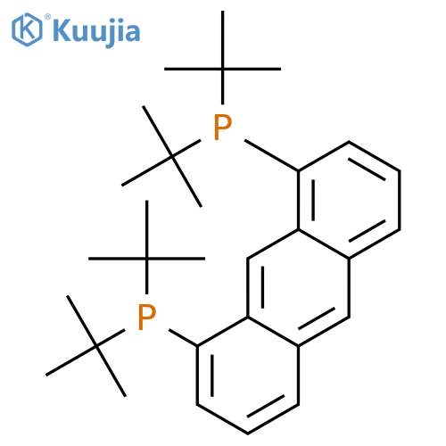 Phosphine, 1,8-anthracenediylbis[bis(1,1-dimethylethyl)- structure