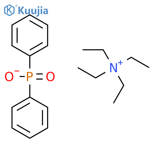 ETHANAMINIUM, N,N,N-TRIETHYL-, DIPHENYLPHOSPHINATE structure