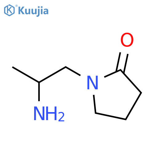 1-(2-aminopropyl)pyrrolidin-2-one structure