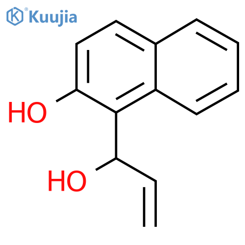 1-(1-hydroxyprop-2-en-1-yl)naphthalen-2-ol structure