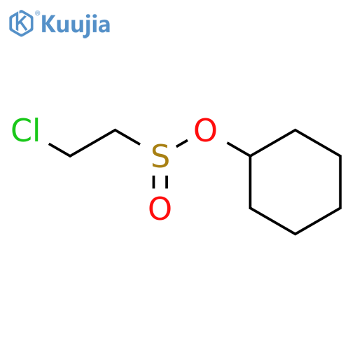 Ethanesulfinic acid, 2-chloro-, cyclohexyl ester structure