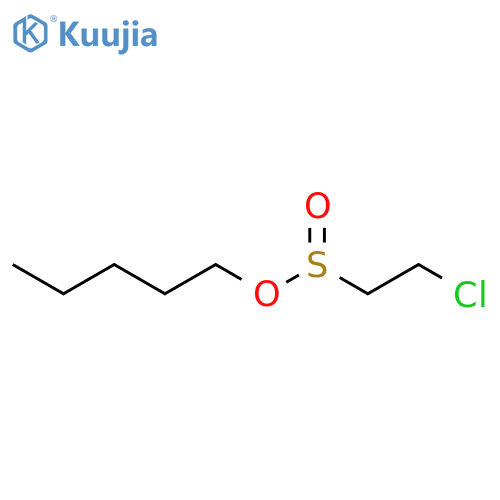 Ethanesulfinic acid, 2-chloro-, pentyl ester structure