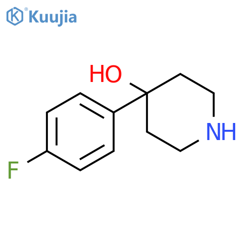 4-(4-Fluorophenyl)-4-piperidinol structure