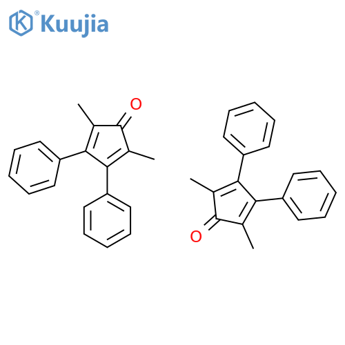 2,5-dimethyl-3,4-diphenylcyclopentadienonedimer structure