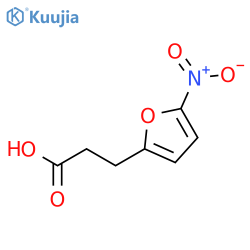 3-(5-nitrofuran-2-yl)propanoic acid structure