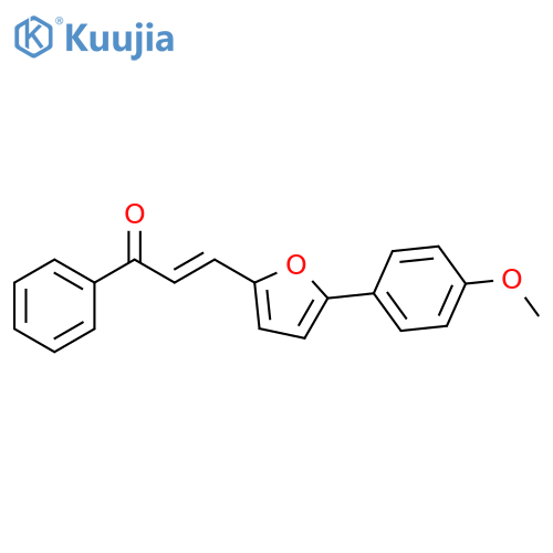 (2E)-3-5-(4-methoxyphenyl)furan-2-yl-1-phenylprop-2-en-1-one structure