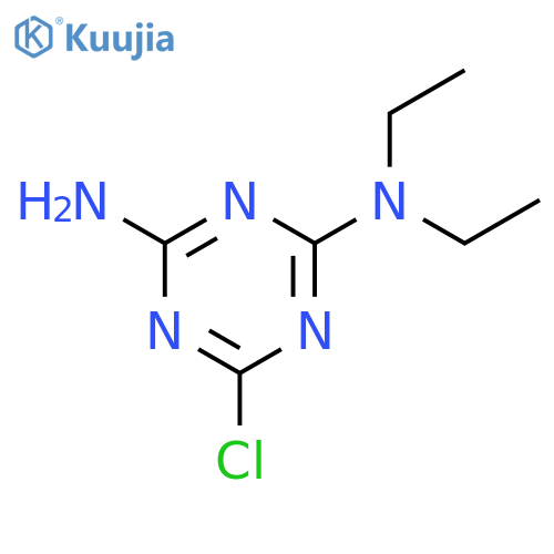 6-Chloro-N2,N2-diethyl-1,3,5-triazine-2,4-diamine structure