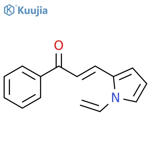 2-Propen-1-one, 3-(1-ethenyl-1H-pyrrol-2-yl)-1-phenyl-, (2E)- structure