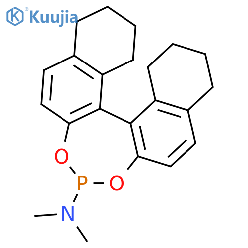 (11bS)-N,N-Dimethyl-8,9,10,11,12,13,14,15-octahydrodinaphtho2,1-d:1′,2′-f1,3,2dioxaphosphepin-4-amine structure