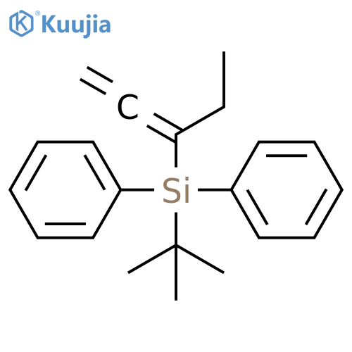 Silane, (1,1-dimethylethyl)(1-ethyl-1,2-propadienyl)diphenyl- structure