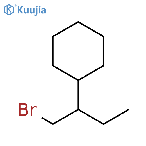 Cyclohexane, [1-(bromomethyl)propyl]- structure