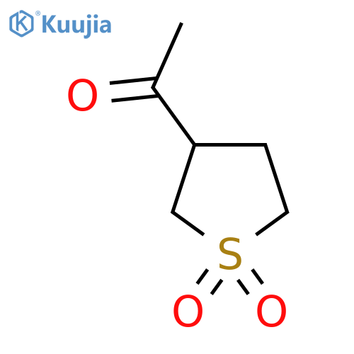 3-Acetyl-1lambda6-thiolane-1,1-dione structure