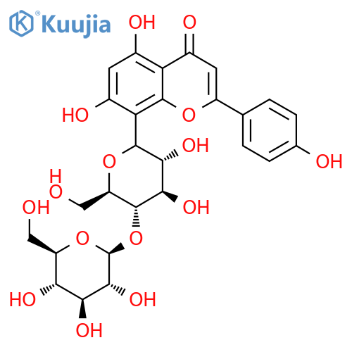 Vitexin 4'-glucoside structure