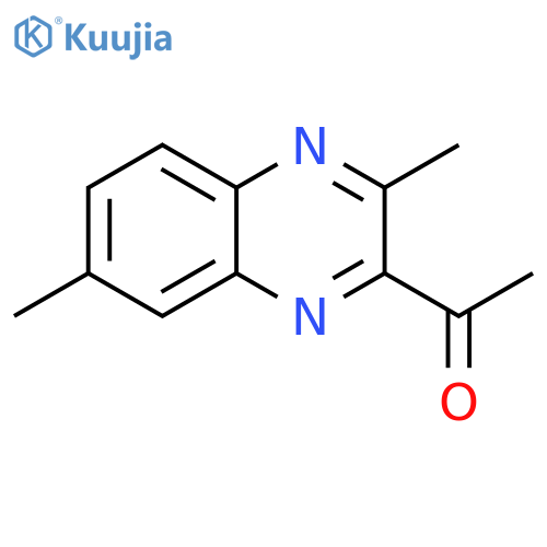 1-(3,7-Dimethylquinoxalin-2-yl)-ethanone structure