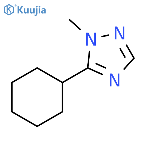 1H-1,2,4-Triazole, 5-cyclohexyl-1-methyl- structure