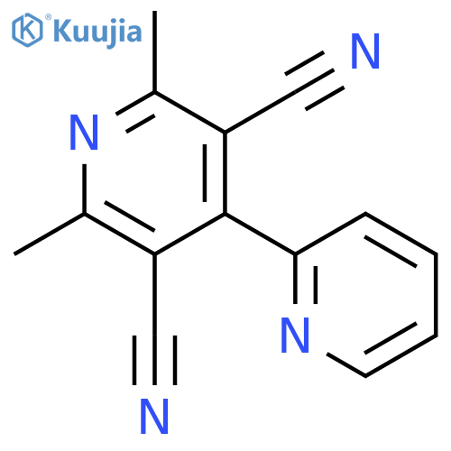 [2,4'-Bipyridine]-3',5'-dicarbonitrile, 2',6'-dimethyl- structure