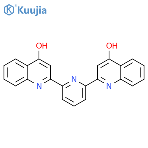 4-Quinolinol, 2,2'-(2,6-pyridinediyl)bis- structure