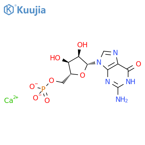 Calcium 5'-guanylate structure
