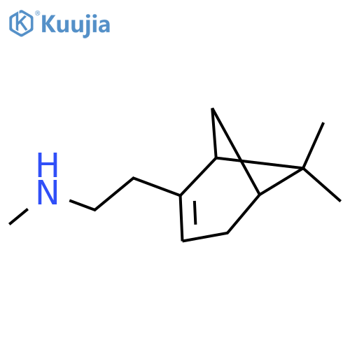 (2-{6,6-dimethylbicyclo3.1.1hept-2-en-2-yl}ethyl)(methyl)amine structure
