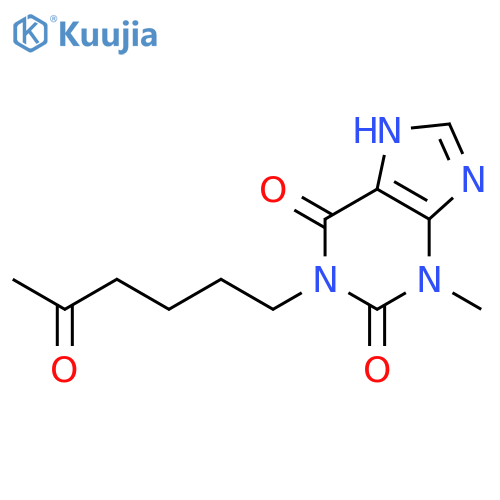 1-(5-Ketohexyl)-3-methyl Xanthine structure