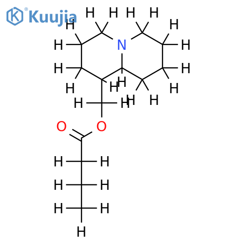 Butanoyllupinine structure