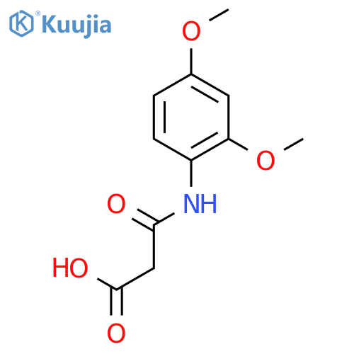 3-(2,4-Dimethoxyphenyl)amino-3-oxopropanoic Acid structure