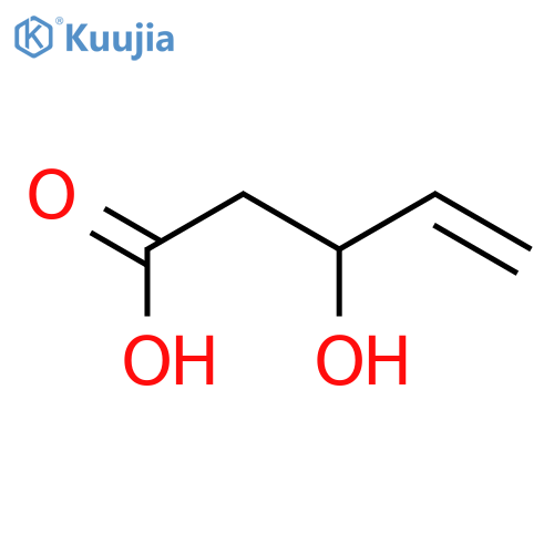 4-Pentenoic acid,3-hydroxy- structure