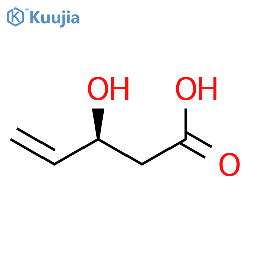 (S)-3-Hydroxy-4-pentenoic acid; structure