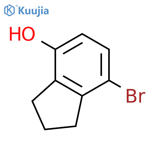 7-Bromoindan-4-ol structure