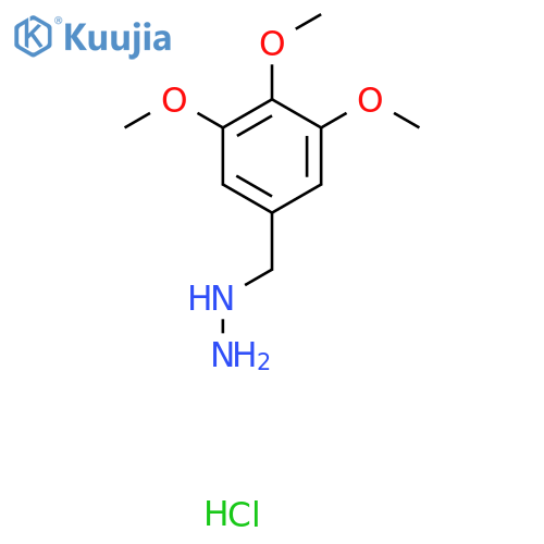 (3,4,5-Trimethoxybenzyl)hydrazine hydrochloride structure