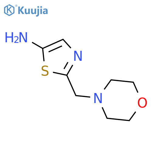 5-Thiazolamine, 2-(4-morpholinylmethyl)- structure