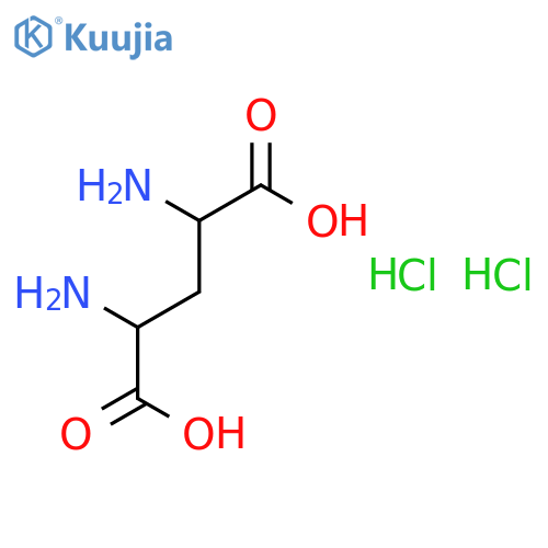 (2R,4R)-2,4-Diaminopentanedioicaciddihydrochloride structure