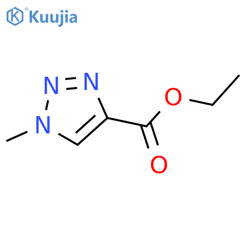 Ethyl 1-methyl-1H-1,2,3-triazole-4-carboxylate structure
