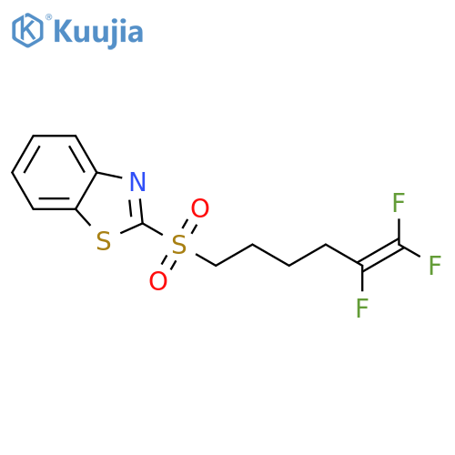 Benzothiazole, 2-[(5,6,6-trifluoro-5-hexenyl)sulfonyl]- structure