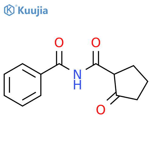 Benzamide, N-[(2-oxocyclopentyl)carbonyl]- structure