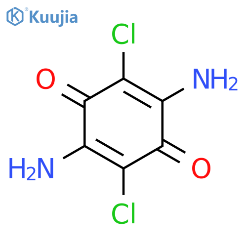 2,5-diamino-3,6-dichlorocyclohexa-2,5-diene-1,4-dione structure
