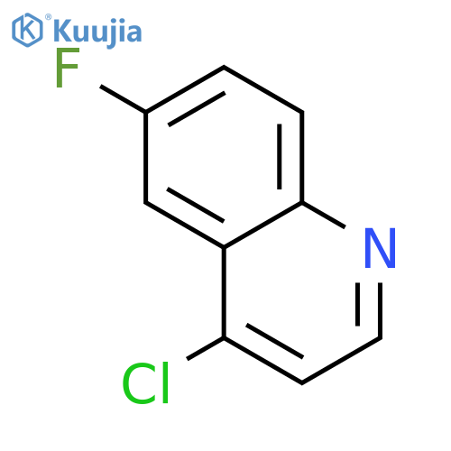 4-Chloro-6-fluoroquinoline structure