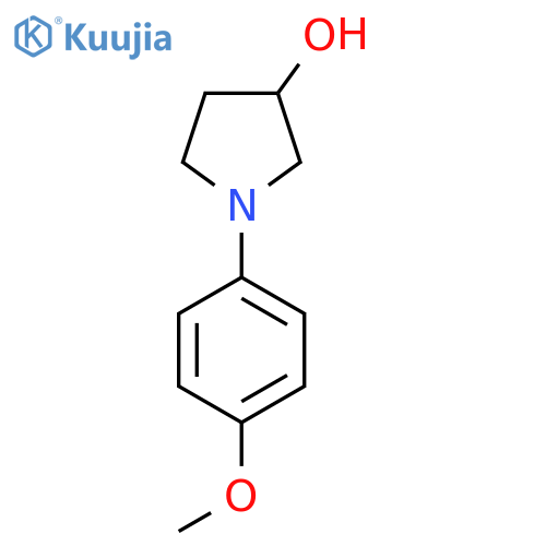 1-(4-methoxyphenyl)pyrrolidin-3-ol structure