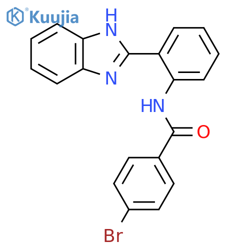 N-2-(1H-1,3-benzodiazol-2-yl)phenyl-4-bromobenzamide structure