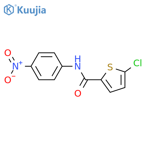 5-chloro-N-(4-nitrophenyl)thiophene-2-carboxamide structure