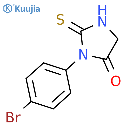 4-Imidazolidinone, 3-(4-bromophenyl)-2-thioxo- structure